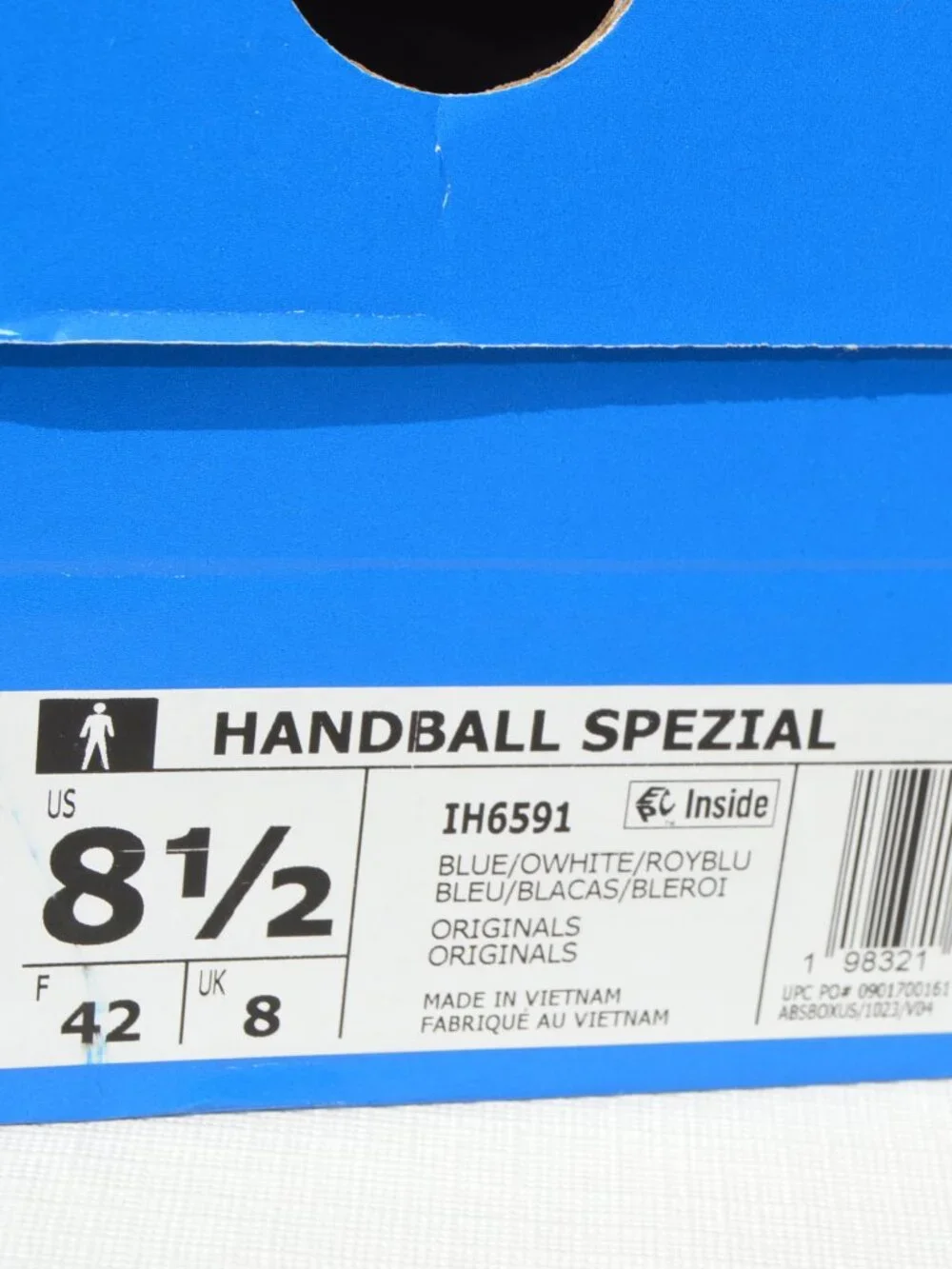 Adidas HANDBALL SPEZIAL SHOES Blue Size 8.5 (New)